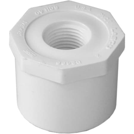 Genova 1-.50 in. X .50 in. PVC Reducing Bushing 34255